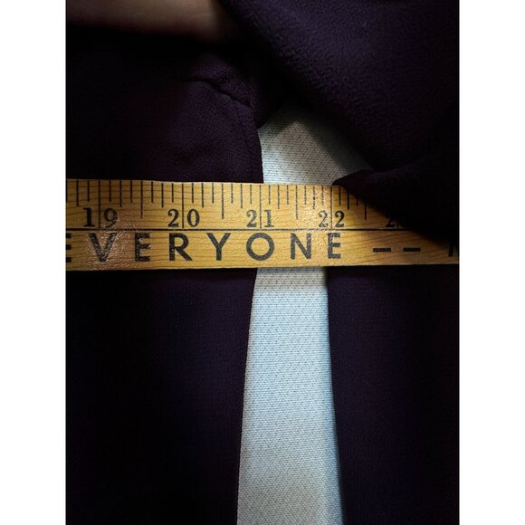 Patra Womens Tiered Chiffon Dress Size 12 Purple Beaded Evening Party Formal - Picture 8 of 15